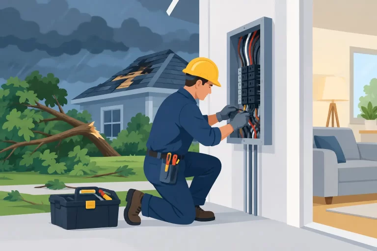 Storm Damage Rewiring for a Safer Home